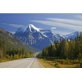 thumbnail image 2 of Paulson, Don 32x23 Black Ornate Wood Framed with Double Matting Museum Art Print Titled - Canada, BC, Mt Robson PP Road through park, 2 of 4