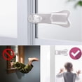 thumbnail image 4 of Cerradura de seguridad para cajón de bebé, Cerradura de seguridad antipellizco para bebé, Cerradura longitudinal de seguridad para bebé, Cerraduras de puerta corredera para bebé, p, 4 of 5
