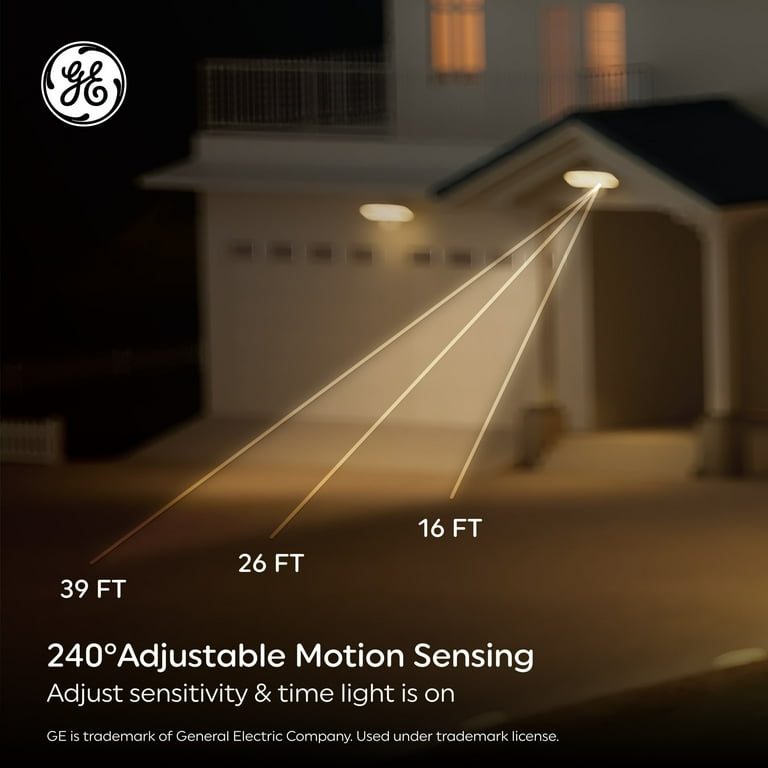 GE Outdoor Security LED Floodlight, Motion & Dusk Sensor photo 5