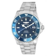 Invicta  Invicta Pro Diver Stainless Steel Blue Dial Automatic Divers 36972 200M Mens Watch, Black