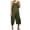 Army Green, variant on gakvbuo Jumpsuits For Women Summmer Dressy Wedding Fashion Womens Ethnic Style Solid Cold Shoulder Suspender Cami Pants Jumpsuit