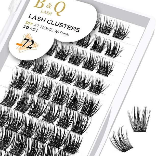 B&Qaugen Easy Fan Volume Lashes C-0.03-17 B&Qaugen Easy Fan Lashes 0.03 Extensiones de pestañas C Curl Mega Lash Extension Negro mate B&Q Easy Volume Fan Lashes 9 a 25 mm (C-0.03,17 mm)