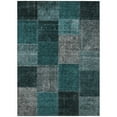 thumbnail image 2 of Addison Rugs Chantille Indoor/Outdoor Transitional Patchwork Teal Washable Rectangle Rug, 2'6" x 3'10", 2 of 6