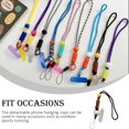 thumbnail image 3 of Mobile Phone Lanyard Adjustable Reusable Neck Hanging Rope with Cellphone Adjustable Hook Microfiber Safety Straps Accessory Picnic Running Type 3, 3 of 7