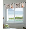 thumbnail image 3 of Valances for Windows Halloween Witch Cake Kitchen Curtains Valances Rod Pocket Small Window Treatments Valance Curtains for Living Room Bedroom Bathroom, 54x18 Inch, 3 of 6