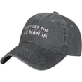 thumbnail image 2 of Old Man Womens Hat Don't Let Old Man in Fashion Cap, 2 of 8
