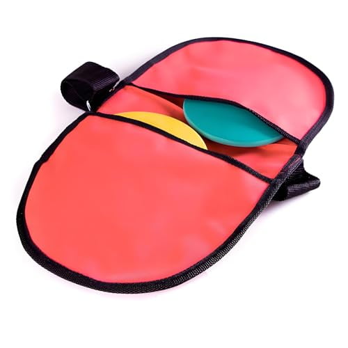 VBESTLIFE Discus and Shot Put Carrier Bag, Waterproof Oxford Fabric Shot Put Dual Storage Bag with Adjust Strap for Track Field