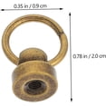 thumbnail image 3 of LAICAIW 60 Sets Belt Ring Monk Head Buckle Screw The Chain, 3 of 7