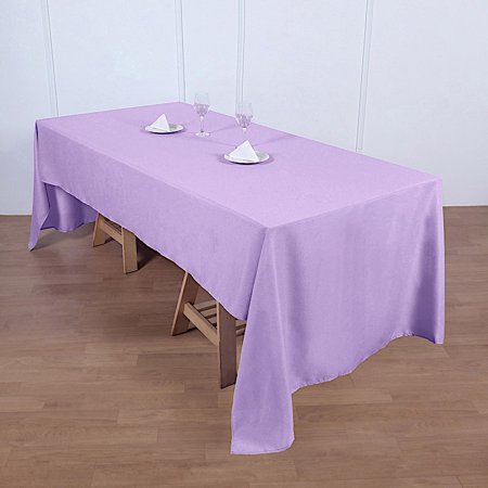 

BalsaCircle 60 x 126 Polyester Rectangular Tablecloth Lavender