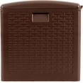 thumbnail image 6 of 73 Gallon Lockable Outdoor Storage Bin, UV-Resistant Resin Container for Patio, Poolside, Garden in Brown, 6 of 9