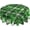 Shamrock Buffalo Plaid, variant on Easter Checkered Round Tablecloth 70 Inch Colorful Buffalo Plaid Round Table Cloth Gingham Spring Holiday Table Covers Polyester Indoor Outdoor Tablecloths for Kitchen Dining Picnic Party