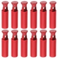 thumbnail image 1 of Cord Locks Drawstring End Caps Made of Zinc Alloy for Clothes Red Color 12pcs Fits Various Sizes, 1 of 8