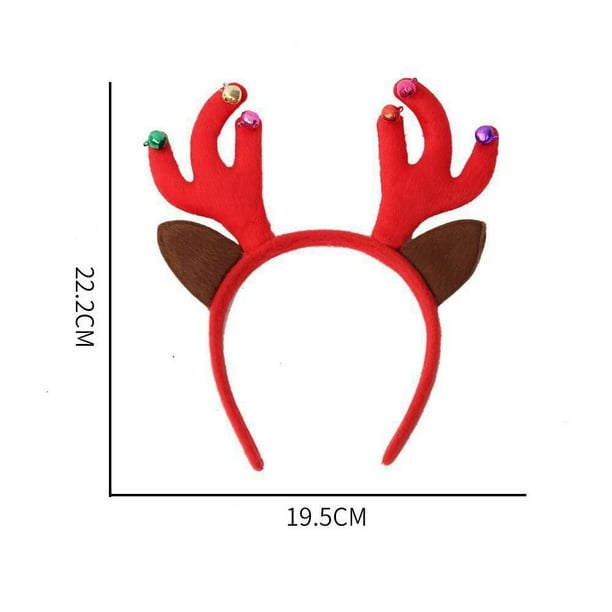 Diademas de Navidad para niños y adultos, diadema de astas de alce, árbol de Papá Noel, adornos de reno, decoración de Navidad, regalos de fiesta de Cosplay