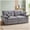 Light Grey, variant on Gretop 83" Modern Loveseat Sofa, Comfy Corduroy Cloud Couch with Deep Seat, 2-3 Person Upholstered Sofa for Living Room and Small Spaces,Green