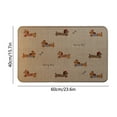 thumbnail image 3 of EGNMCR Valentine Day Decorations, Valentine Day Ornaments, Soft Absorbent Bathroom Rug With A Non-slipss Backing Suitable For Bathroom Kitchen And Entryway Decor 23.6x15.7 Inches. Linen floor mats, 3 of 6