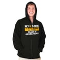 thumbnail image 5 of Minnesota Nice Funny State Slogan MN Zip Up Hoodie Men's Women's Brisco Brands X, 5 of 6