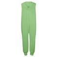 thumbnail image 2 of TrendOFT Combinaison une Pièce Femme Décontractée Été Ample Sans Manches à Capuche avec Poches Combinaisons pour Femmes une Pièce Vert TG, 2 of 5