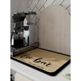 thumbnail image 3 of Coffee Mat Hide Stains Rubber Backed Coffee Bar Countertop Mat Waterproof Placemat Kitchen Counter Coffee Bar Accessories, 3 of 11