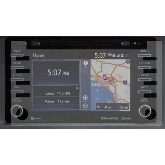 PcProfessional Screen Protector (Set of 2) for 2017 2018 2019 2020 Toyota Sienna 7 inch Infotainment Touch Screen Display Anti Glare Anti Scratch Filters UV