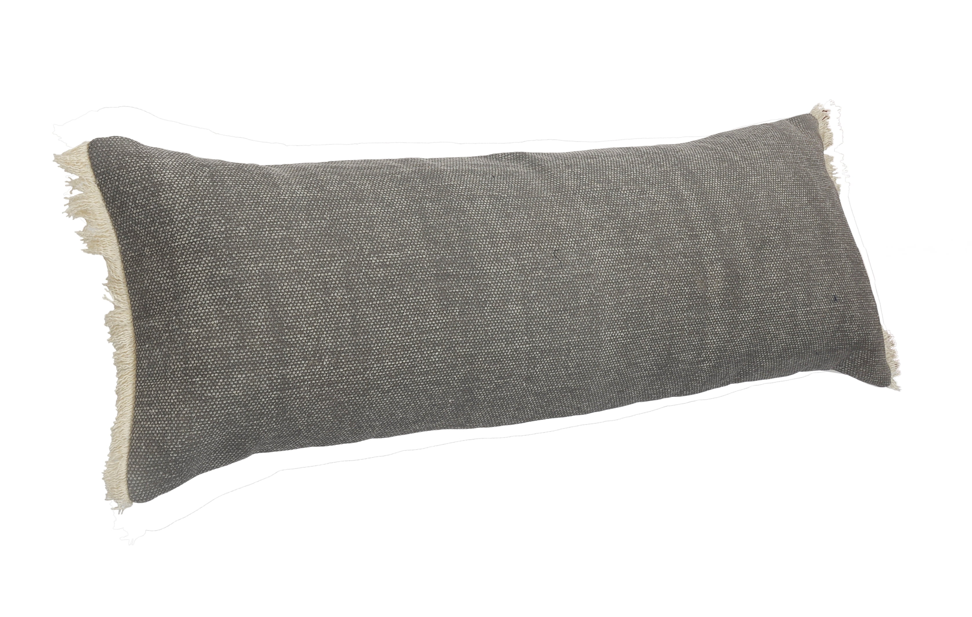 Ox Bay Austin Distressed Organic Cotton Pillow Cover, 14" X 36"