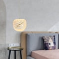 thumbnail image 3 of GOOHOCHY Lamp Shade Replacement Bamboo Wicker Lamp Shade Restaurant 1Pcs, 3 of 8