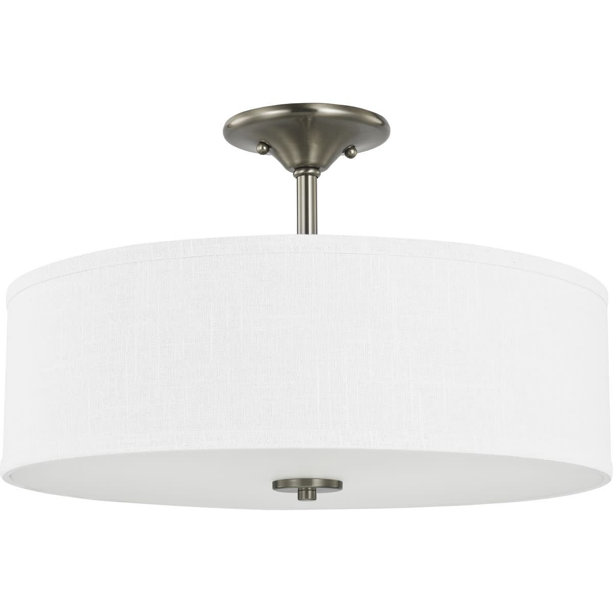 Progress Lighting P350167 Inspire 3 Light 18" Wide SemiFlush Drum