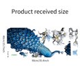thumbnail image 1 of Qiaoxi Waterproof Wall Sticker Peacock Flower Pattern Self-adhesive Removable Design Easy To Peel Stick Wallpaper Decorative Decals, 1 of 5