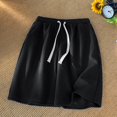 thumbnail image 1 of pstuiky Abreviatura para hombres, Pantalones cortos casuales, cómodos, con bolsillos sólidos, con cordón y vendaje para hombre Pantalones cortos para correr para hombre, 1 of 4
