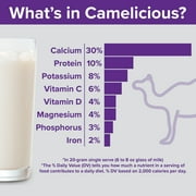 Camel Milk Powder Camelicious 480g Box US Edition(24 Packets x 20g each) Non-GMO, Gluten Free Low Lactose Alternative Dry Milk Powder - Flash Pasteurized Powdered Camel Milk Longer Shelf Life