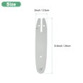 thumbnail image 3 of Uxcell 8" Chainsaw Guide Bar 3/8 LP .050 Gauge Small Mount Replacement Accessories for Campers Hunters, 3 of 6