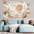 thumbnail image 4 of Bohemian Tapestry Wall Hanging, Neutral Earth Tone Boho Sun Tapestries for Dorm Living Room Bedroom Decor,Boho Room Accent, Bed Throw,60"x50", 4 of 6
