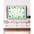 thumbnail image 3 of Outdoor TV Cover 30 to 32 Inch Weatherproof, St. Patrick's Day Waterproof TV Screen Protector for Outside Decor with Zipper and Pocket 30"L x 19"H&nbsp; , Green Shamrock, 3 of 7