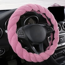 SNGMN Soft Warm Non-Slip Steering Wheel Cover - Universal Fit 14-15 Inch - Winter Grip Protector