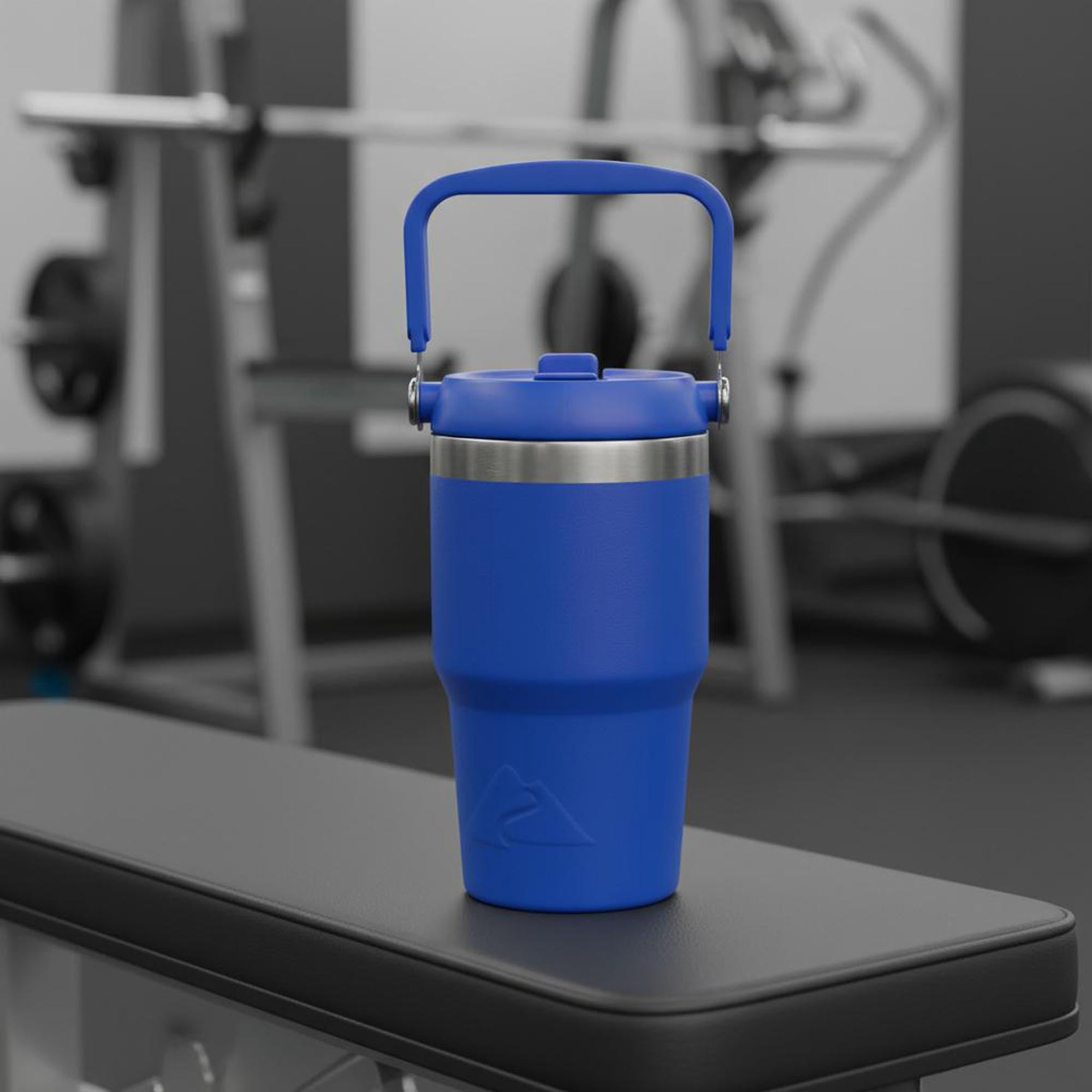 Ozark Trail 18 oz Stainless Steel Insulated Swivel Tumbler, Blue