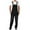 Black, variant on Mens Denim Bib Overalls, Men's Regular Fit Overall Flex Workwear with Adjustable Straps and Convenient Tool Pockets Black XXXL