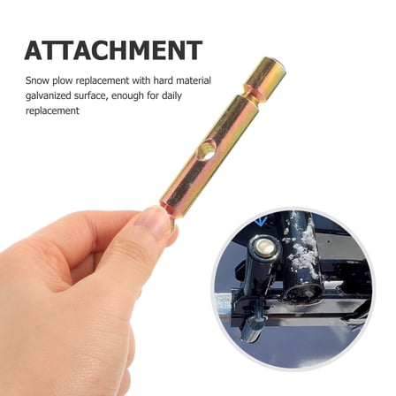 RENACLIPY Aluminum Atv Snow Plow Shear Pin Golden Color Durable Replacement Part
