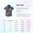 thumbnail image 7 of Jowowha Kids Boys Hawaiian Shirt Printed Short Sleeve Beach Shirt  Tropical Holiday Summer Shirts Type A 130, 7 of 7
