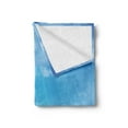 thumbnail image 2 of Blue Soft Flannel Fleece Throw Blanket, Open Blue Skies with Fluffy Clouds Life Meaning Awaken, Cozy Plush for Indoor and Outdoor Use, 50" x 60", Blue Pale Blue, by Ambesonne, 2 of 5