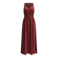 thumbnail image 4 of Summer Dresses for Women 2026 Flowy Casual Midi Dress V Neck Beach Vacation Sundresses for Wedding Guest Party Vacation(RD1,M), 4 of 5