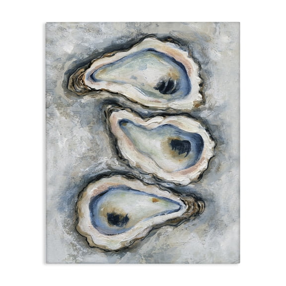 Stupell Industries Organic Oyster Bar Canvas Wall Art, design by Carol Robinson, 48 x 36