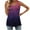 Purple, variant on QUINDOS Womens Tank Tops Purple Gym Summer Fashion Printed Vest Loose Sleeveless T-shirt Pullover Tops Womens Camisoles