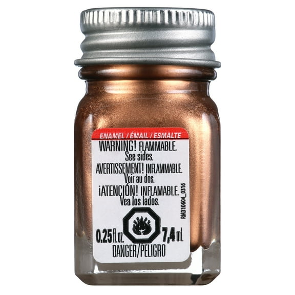 Testors Enamel Paint, .25 oz., Copper