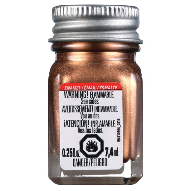 Testors Enamel Paint, .25 oz., Copper