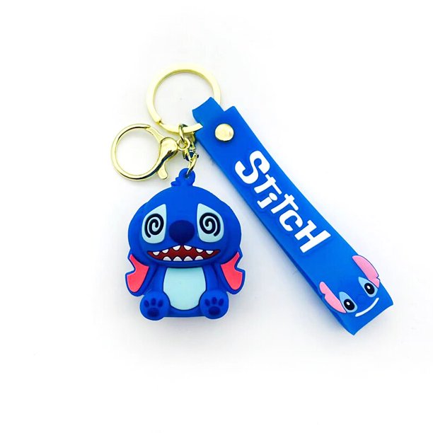 Venta al por mayor Stitch llaveros Disney Ilaveros coche llave bolso accesorios Lilo Stitches Rosa Ángel Anime llavero regalo de Navidad xuanjing unisex