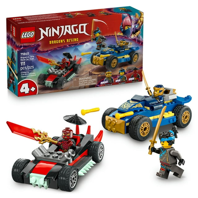 Set LEGO Ninjago Desafío a Máxima Velocidad: Rogue vs. Drix