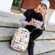 thumbnail image 5 of Bolsa 2 uds nueva moda 3D Nylon Linda sonrisa estampado mochila viaje escuela bolsa Ehuebsd de pala de horquilla de tornillo de Audio, 5 of 9