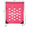thumbnail image 2 of Senior Graduation Drawstring Backpacks Personalized Party Favor Cinch Bags - Grad Hat Grid, 2 of 2