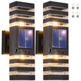 thumbnail image 1 of [ Lámparas Solares de Pared para Exterior Delicavy 2 Paquetes con Sensor de Movimiento 3000K ], 1 of 8