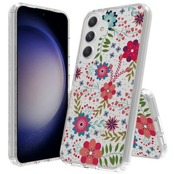 Fusion Shield Tough Snap-on Case for Samsung Galaxy S23 FE - Flowers