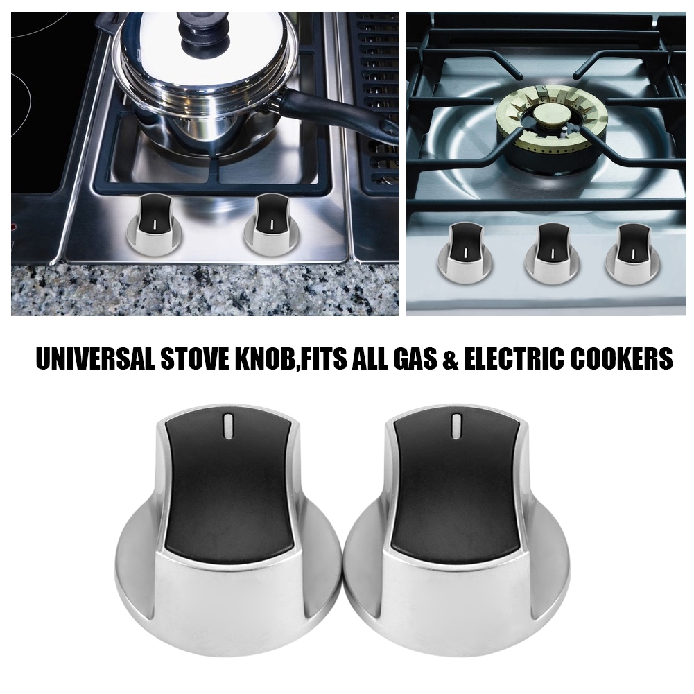 Rdeghly Gas Stove Control Knob, Gas Stove Switch,2pcs Universal Gas